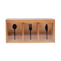 SPOON HOLDER WOODEN IR 981-30 Default Title - MamasJan Crockery