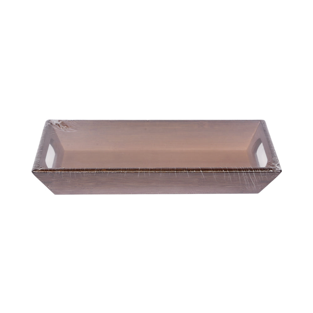 TRAY WOODEN IR 981-39 Default Title - MamasJan Crockery