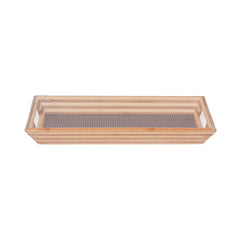 TRAY WOODEN IR 981-43 Default Title - MamasJan Crockery
