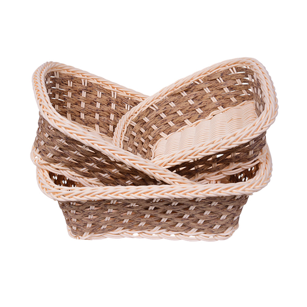 BREAD BASKET CANE SET 3PC IR 981-55 Default Title - MamasJan Crockery