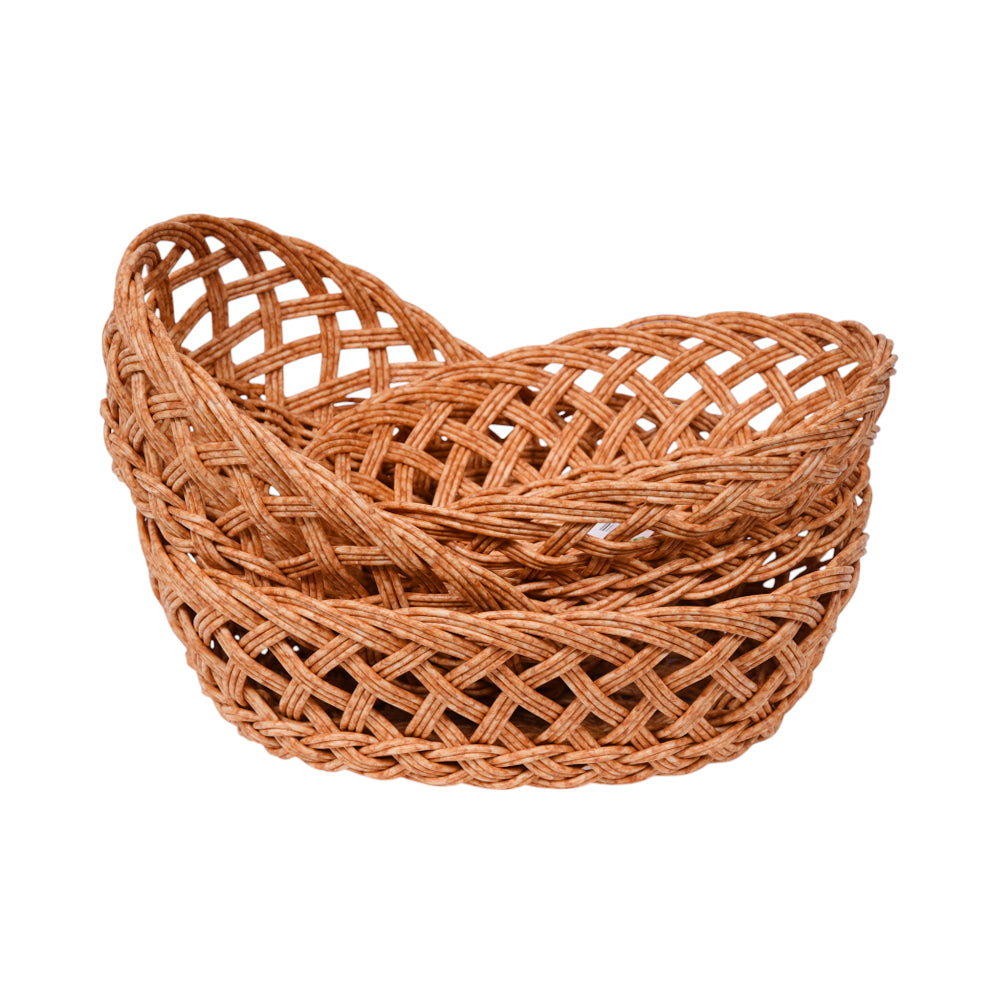 BREAD BASKET SET 3PC IR 981-54 Default Title - MamasJan Crockery