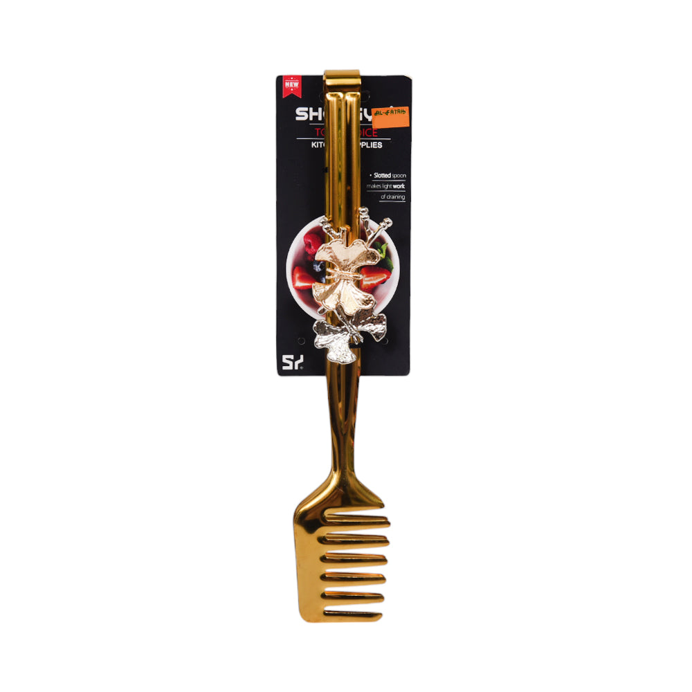 TONG SERVING GOLDEN B7636 KIK Default Title - MamasJan Crockery