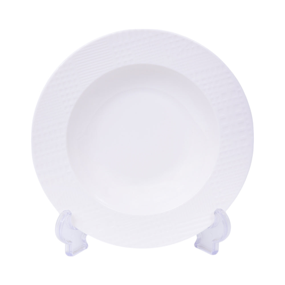 PLATE DEEP PIXEL MELAMINE Default Title - MamasJan Crockery