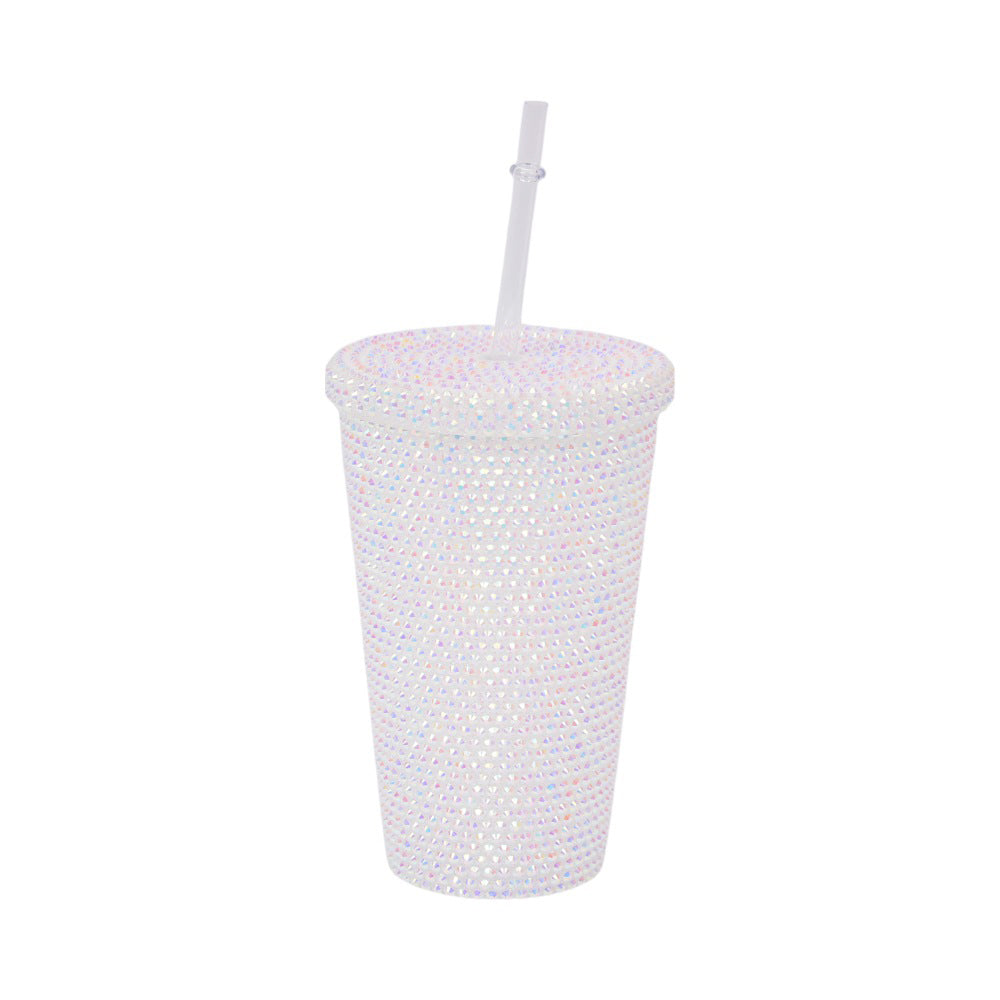 MUG WITH STRAW ACRYLIC IR PG220058/W45-49 Default Title - MamasJan Crockery