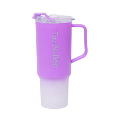 MUG WITH STRAW SET 3PC ACRYLIC IR SNB250014/W6-8 Default Title - MamasJan Crockery