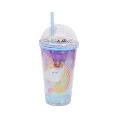 MUG WITH STRAW ACRYLIC IR ZSB070086-1/W75-79 Default Title - MamasJan Crockery