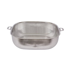 STRAINER BASKET STEEL SQUARE IR 38 CM 54-56 Default Title - MamasJan Crockery