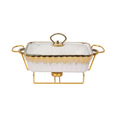 DONGA PORCELAIN SQUARE WHITE M527 AE Default Title - MamasJan Crockery