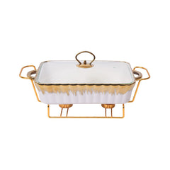 DONGA PORCELAIN SQUARE WHITE M526 AE Default Title - MamasJan Crockery