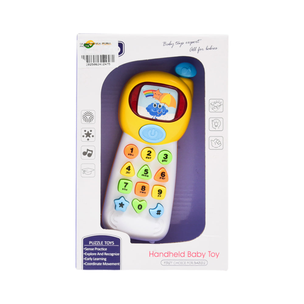 QX-91180 MUSICAL MOBILE PHONE A.I Default Title - MamasJan Toys