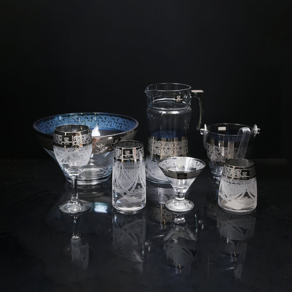 PARTY SET 28PC PSB HAND CUT SILVER CH-HSA2231 Default Title - MamasJan Crockery