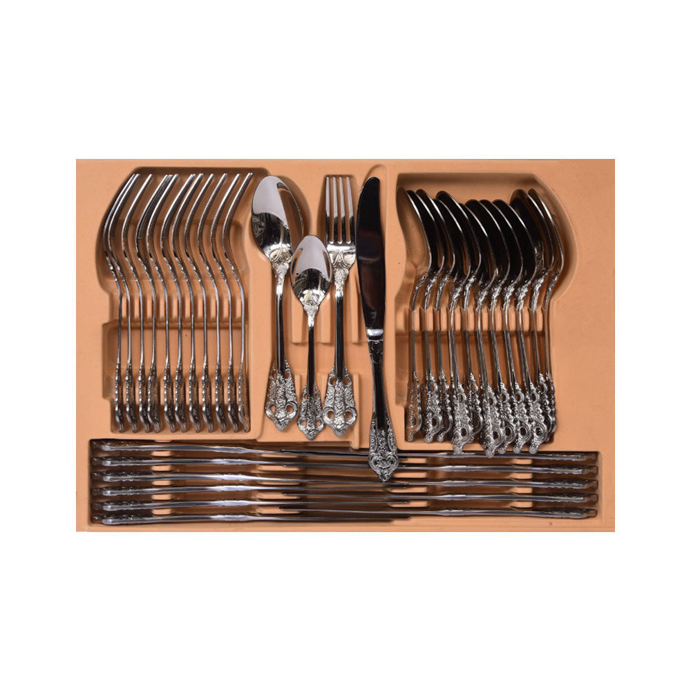 CUTLERY SET 72PC IR SILVER K1-20 Default Title - MamasJan Crockery