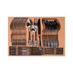 CUTLERY SET 72PC IR SILVER K1-20 Default Title - MamasJan Crockery