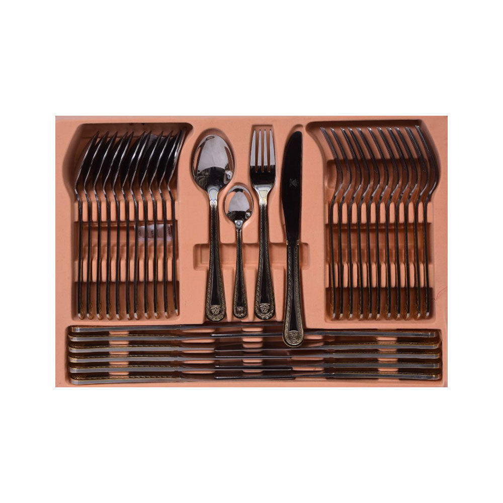 CUTLERY SET 72PC IR GOLDEN SILVER KL2222/K41-54 Default Title - MamasJan Crockery