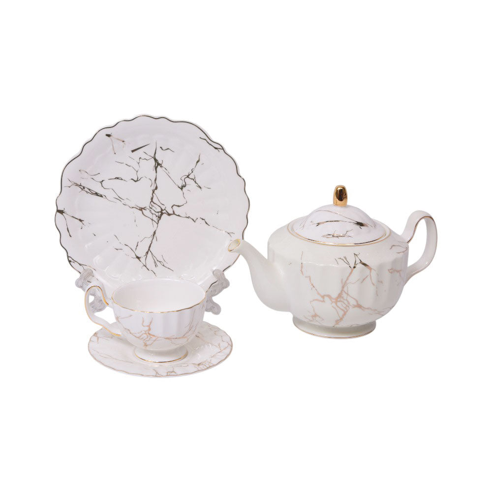 TEA SET 24PC ROYAL BISTRO IR XH05 Default Title - MamasJan Crockery