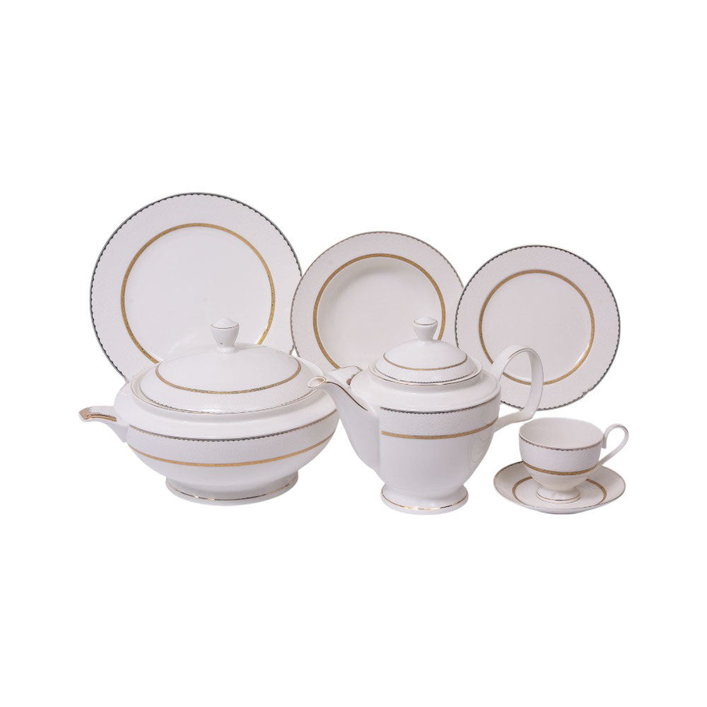 DINNER SET 61PC ROYAL BISTRO IR YJ18098 Default Title - MamasJan Crockery