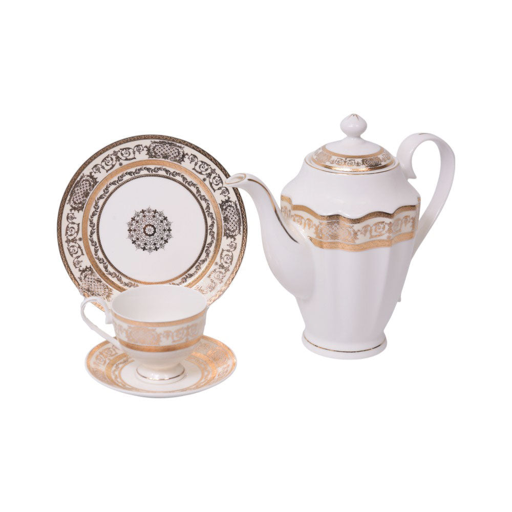 TEA SET 24PC ROYAL BISTRO IR YS23155 Default Title - MamasJan Crockery