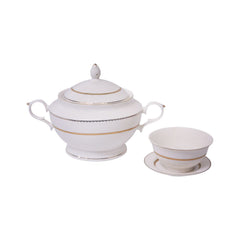 SOUP SET 21PC ROYAL BISTRO IR YJ18098 Default Title - MamasJan Crockery