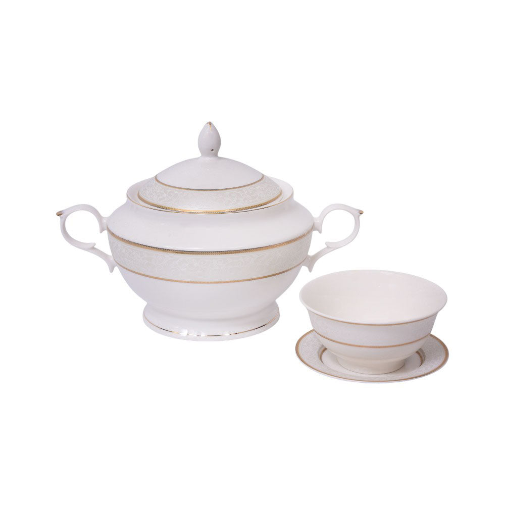 SOUP SET 21PC ROYAL BISTRO IR YS24005A Default Title - MamasJan Crockery