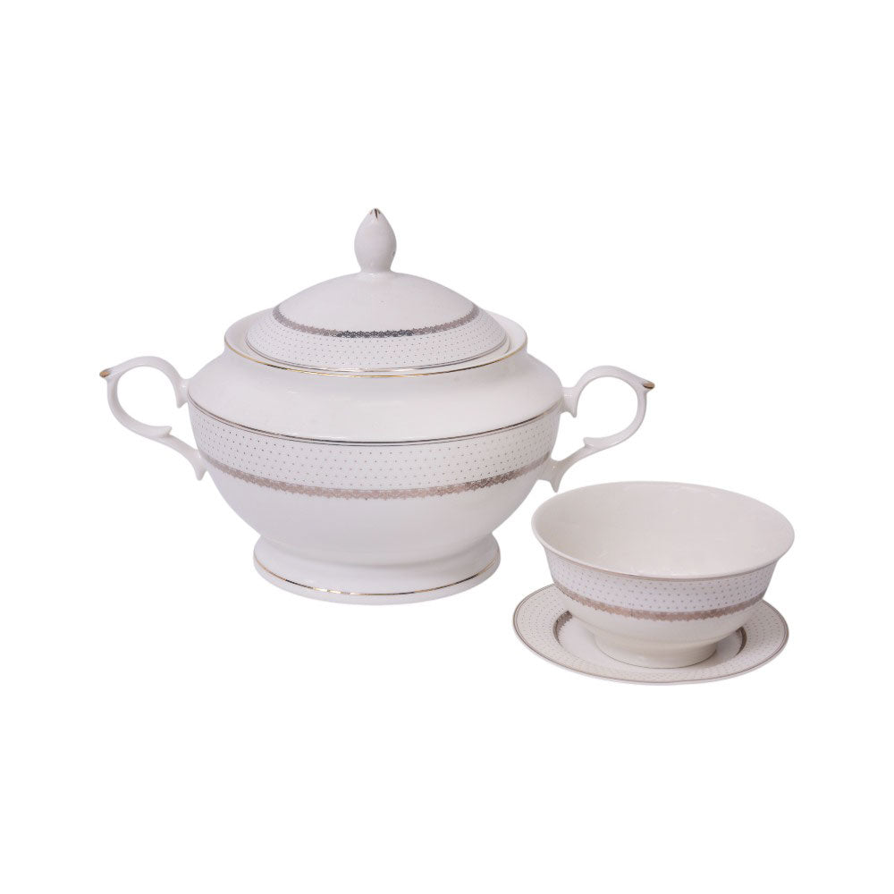 SOUP SET 21PC ROYAL BISTRO IR YS17089 Default Title - MamasJan Crockery