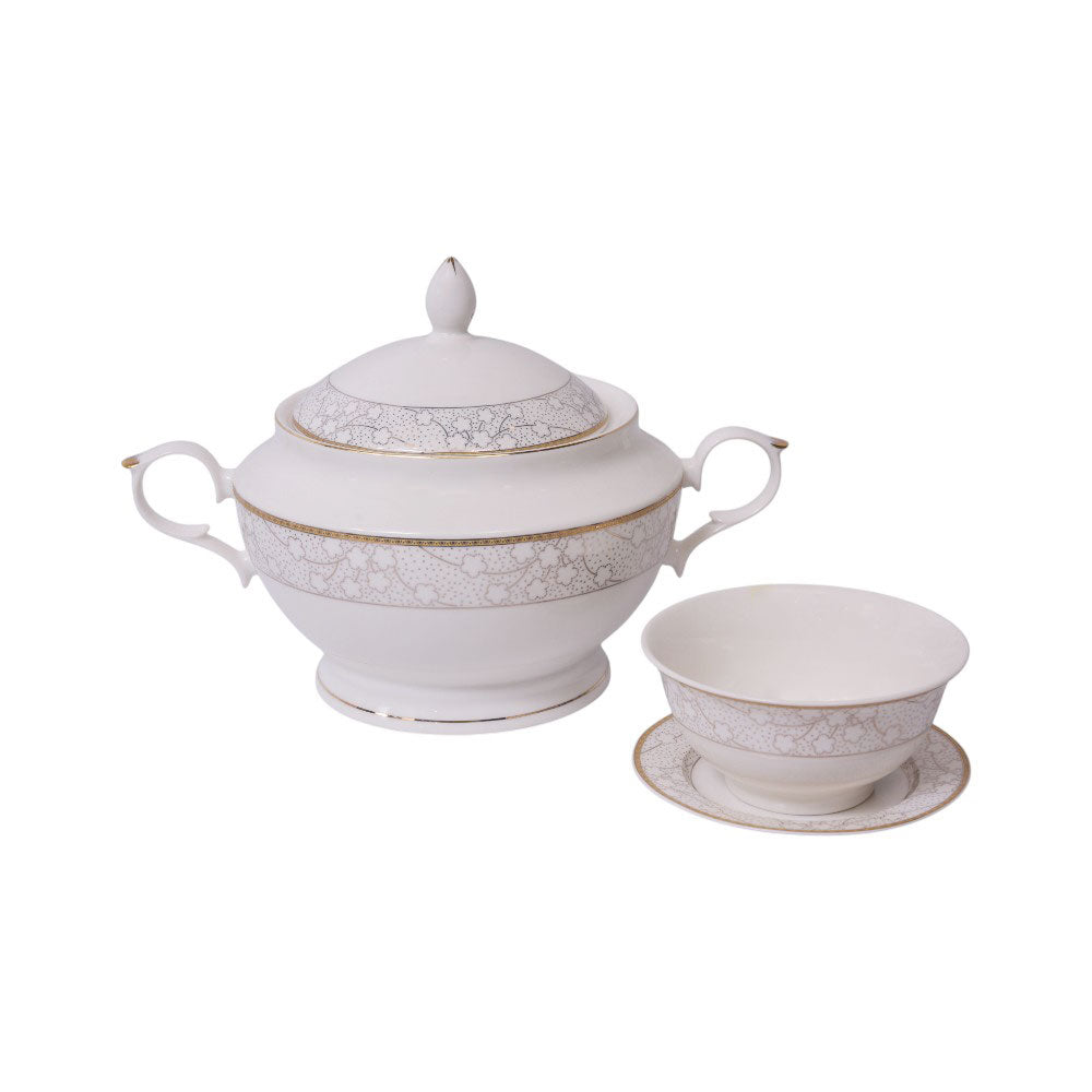 SOUP SET 21PC ROYAL BISTRO IR YS19095 Default Title - MamasJan Crockery