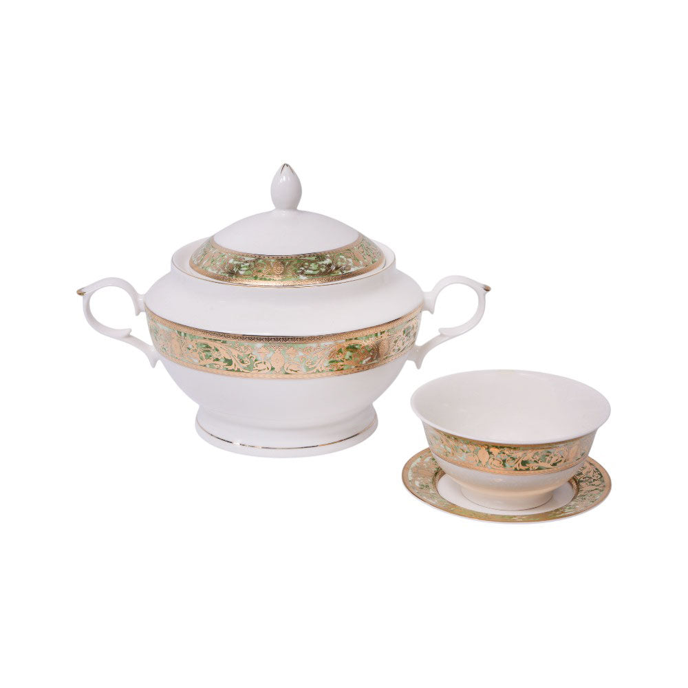 SOUP SET 21PC ROYAL BISTRO IR YS23156 Default Title - MamasJan Crockery