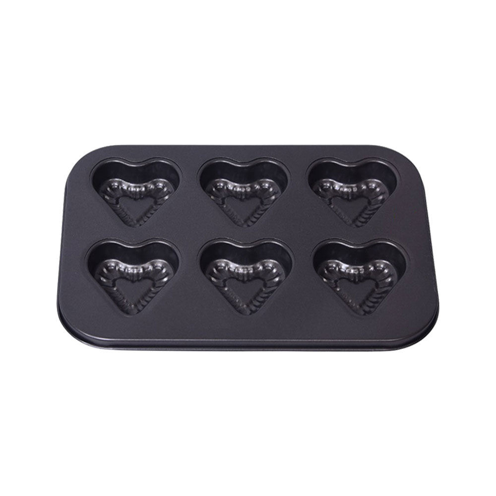 MUFFIN PAN 6 CUP IR Y4-5 Default Title - MamasJan Crockery