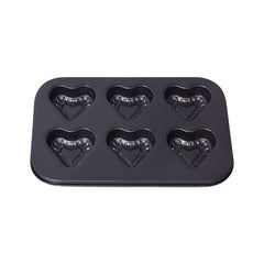 MUFFIN PAN 6 CUP IR Y4-5 Default Title - MamasJan Crockery