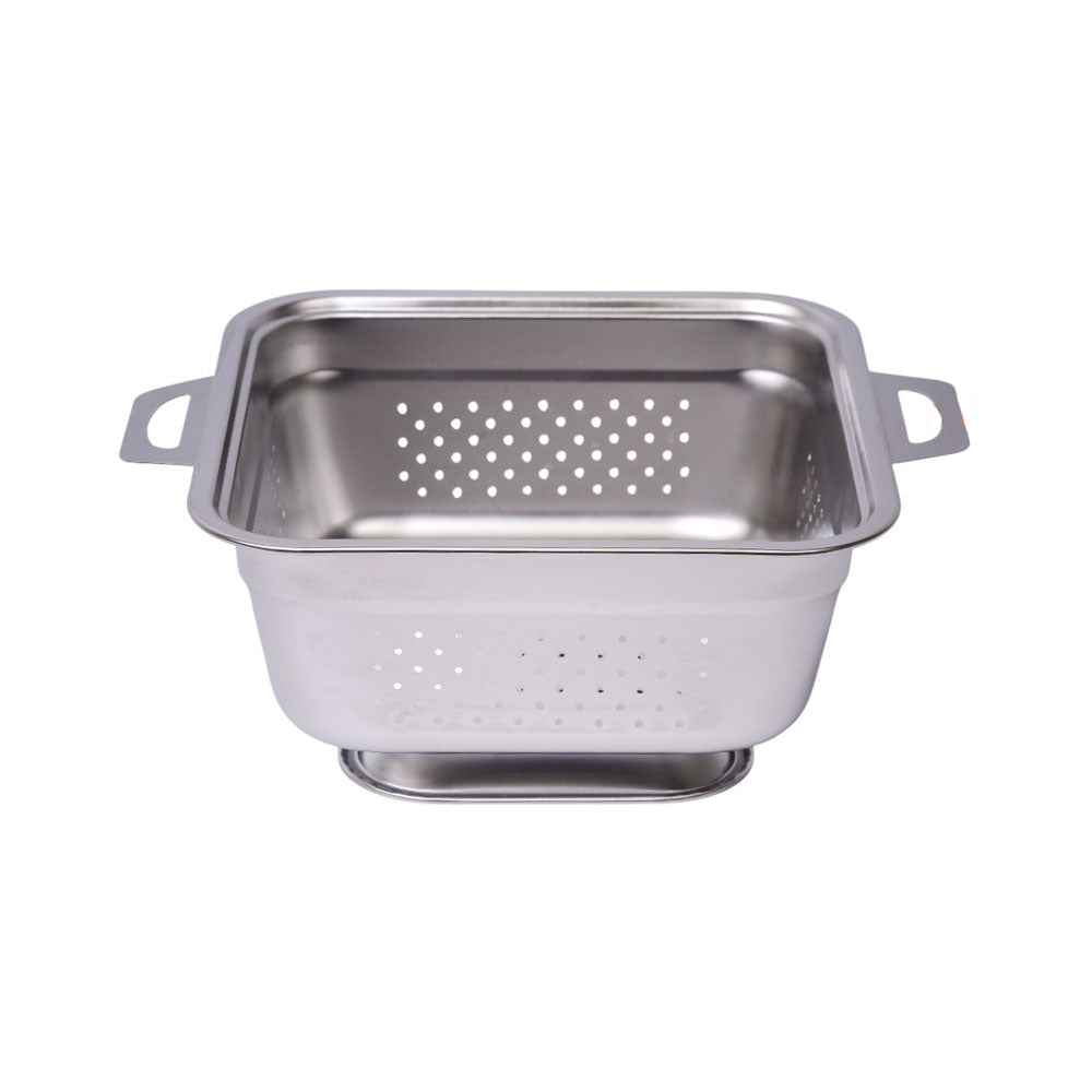 STRAINER BASKET STEEL 24 CM IR TT197-198 Default Title - MamasJan Crockery