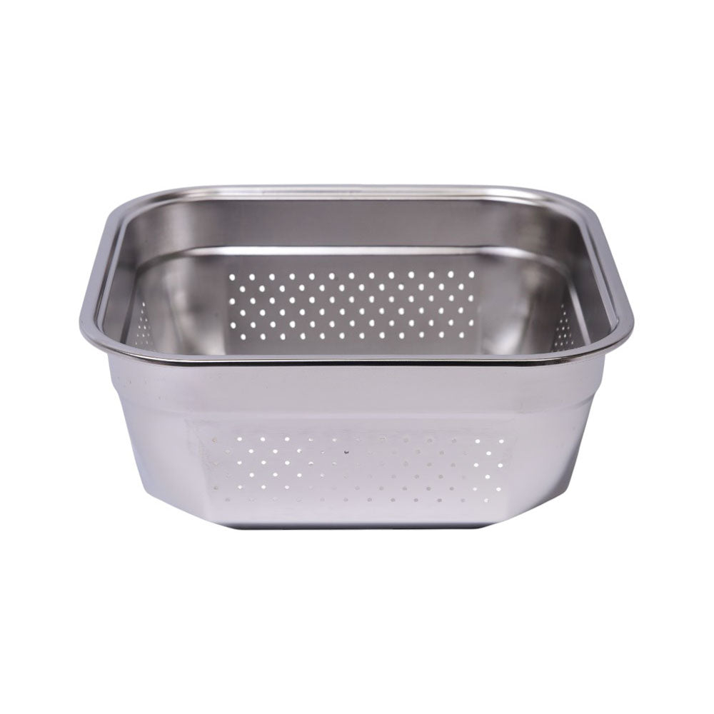 STRAINER BASKET STEEL 32 CM IR TT239-240 Default Title - MamasJan Crockery