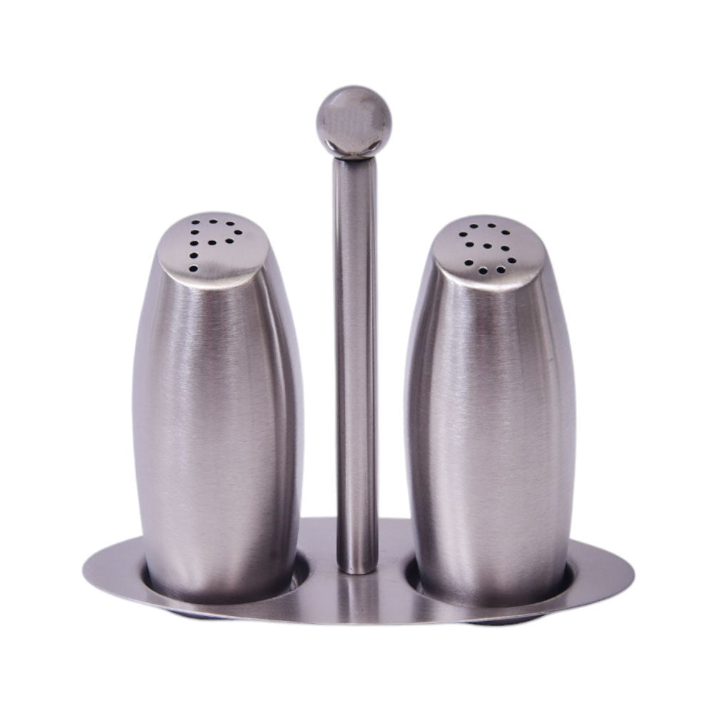 SALT N PEPPER SET 2PC STEEL IR B6346 Default Title - MamasJan Crockery