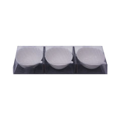 BOWL SAUCE SET 3PC PORCELAIN IR J12-3 Default Title - MamasJan Crockery