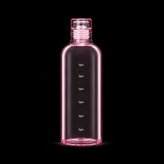WATER BOTTLE GLASS TIME MARKER 750 ML 2-15 Default Title - MamasJan Crockery