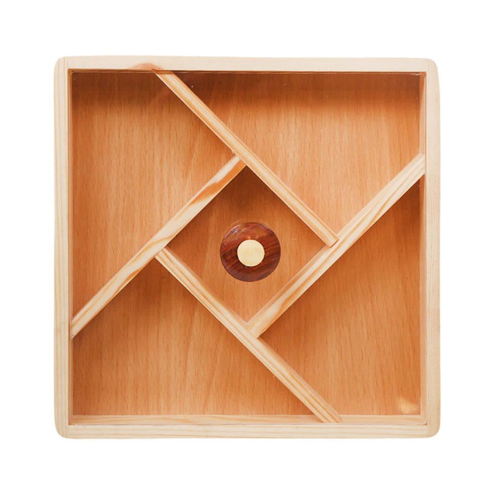 DISH DRY FRUIT WOODEN K16 Default Title - MamasJan Crockery
