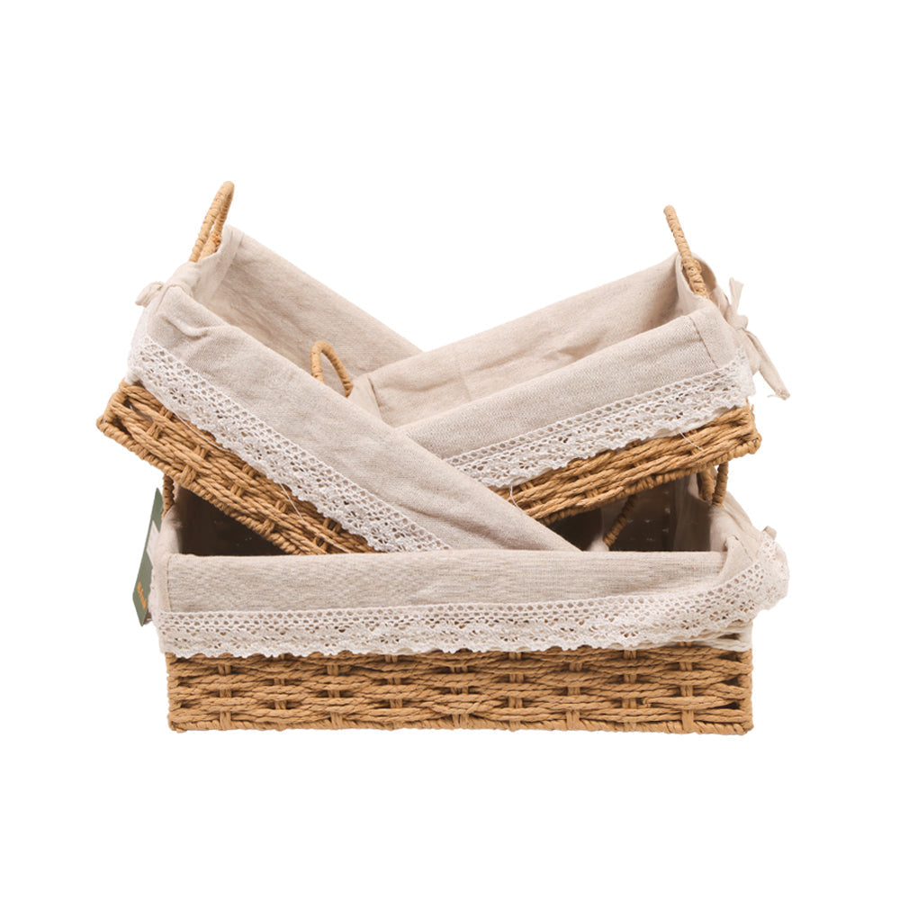 FRUIT BASKET SET 3PC IR K1 Default Title - MamasJan Crockery
