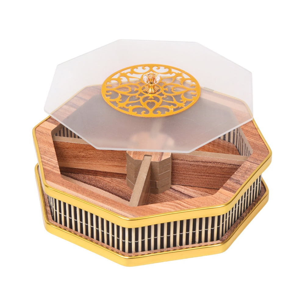 DISH DRY FRUIT WOODEN IR P12 Default Title - MamasJan Crockery