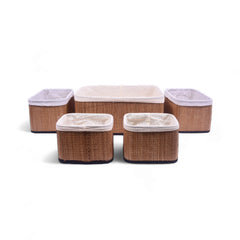 BREAD BASKET SET 5PC IR P15 Default Title - MamasJan Household