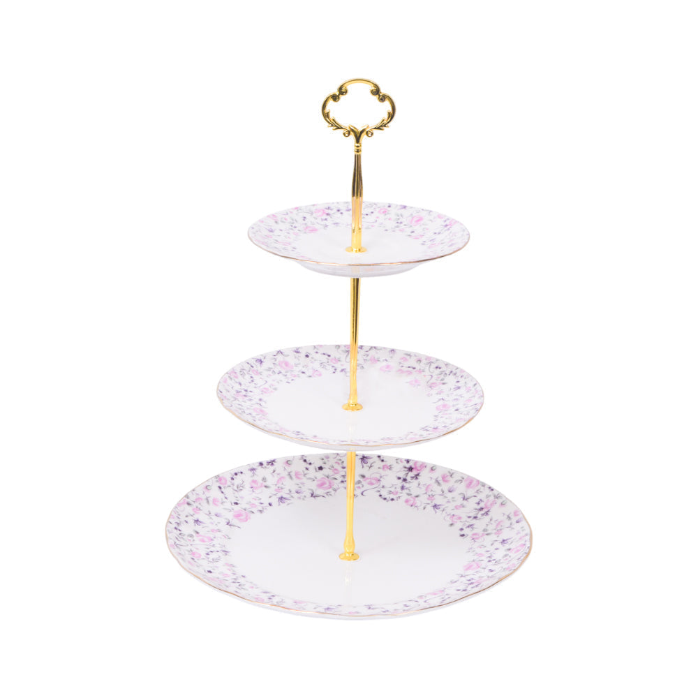 DISH CAKE MORE & MORE 3TIRE K6402 Default Title - MamasJan Crockery