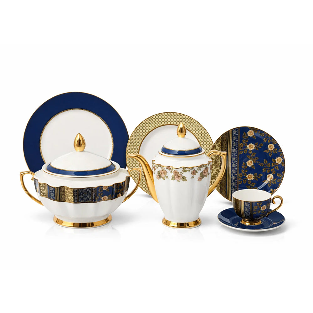 DINNER SET 65PC MORE & MORE DS24A174 Default Title - MamasJan Crockery