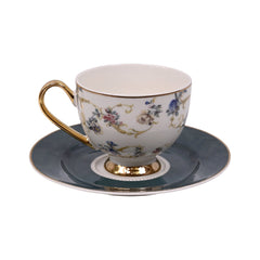 CUP & SAUCER SET 6PC MORE & MORE DS20A124 Default Title - MamasJan Crockery