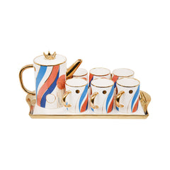 COFFEE SET 9PC CERAMIC SHINE COLLECTION TS15-8/S Default Title - MamasJan Crockery