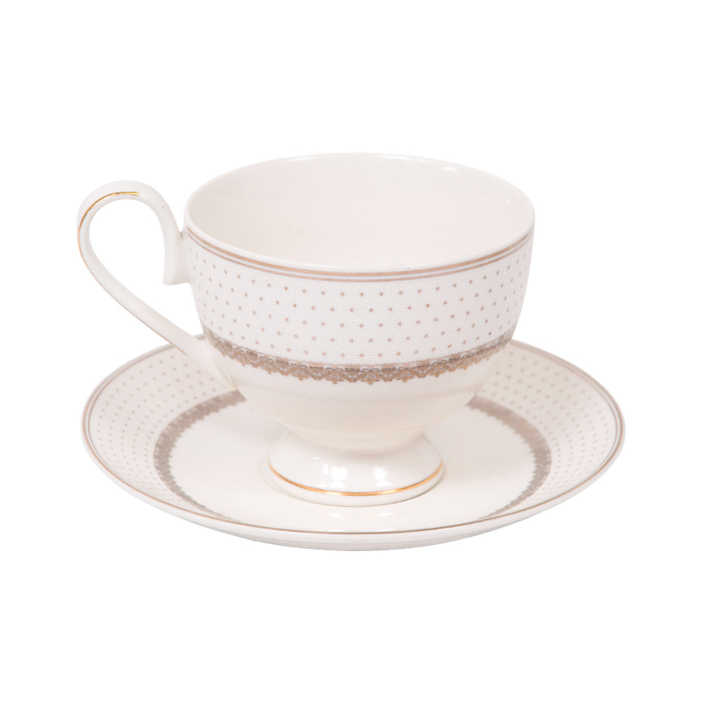 CUP & SAUCER SET 6PC ROYAL BISTRO IR YS17089 Default Title - MamasJan Crockery
