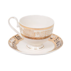 CUP & SAUCER SET 6PC ROYAL BISTRO IR YS24037 Default Title - MamasJan Crockery