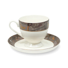 CUP & SAUCER BONE CHINA FD010 TMC (Pack of 6) Default Title - MamasJan Crockery