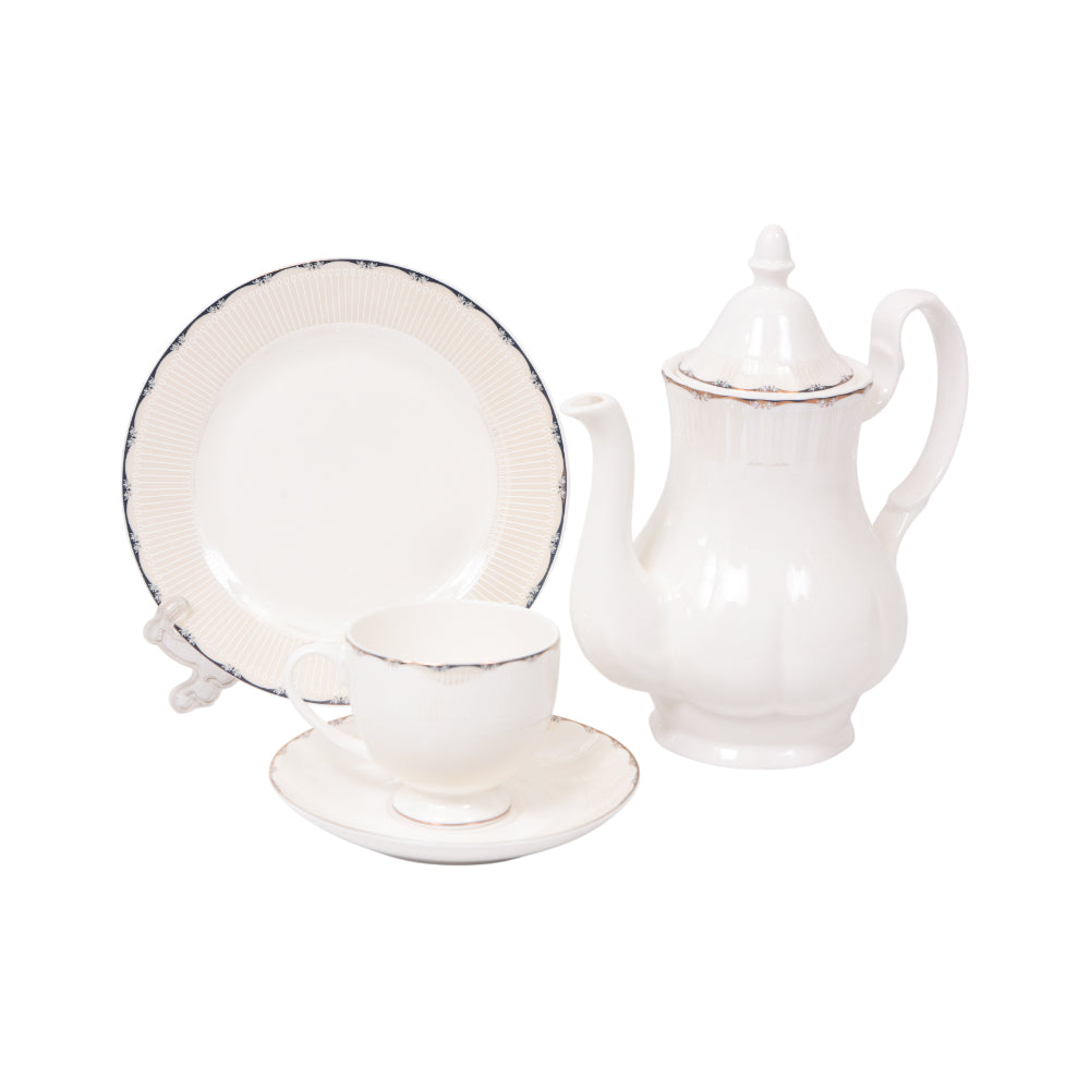 TEA SET 24PC BONE CHINA ONE MORE KING10 Default Title - MamasJan Crockery