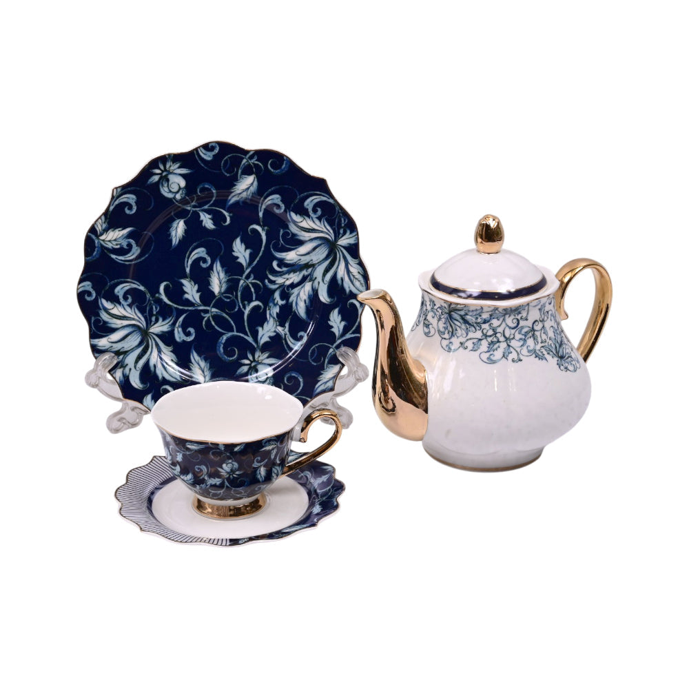 TEA SET 24PC BONE CHINA DS22C036 AAK Default Title - MamasJan Crockery