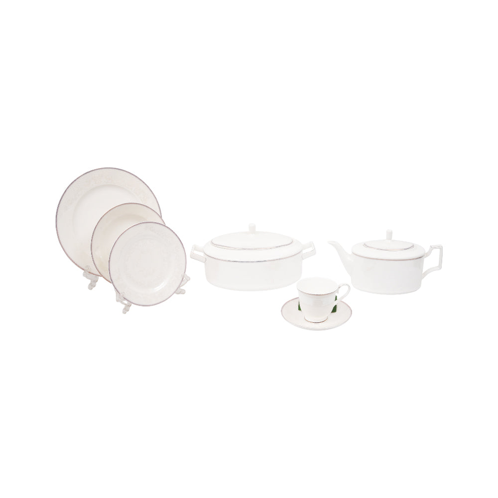 DINNER SET 61PC BONE CHINA FS LD ML005 KC Default Title - MamasJan Crockery