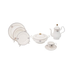 DINNER SET 61PC BONE CHINA NG754 KC Default Title - MamasJan Crockery