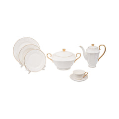 DINNER SET 61PC BONE CHINA YFB-GGK KC Default Title - MamasJan Crockery