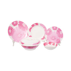 DINNER SET 51PC MELAMINE ROUND JUBILEE PINK Default Title - MamasJan Crockery